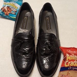 Stacy Adams genuine snake/ leather men's shoes 12